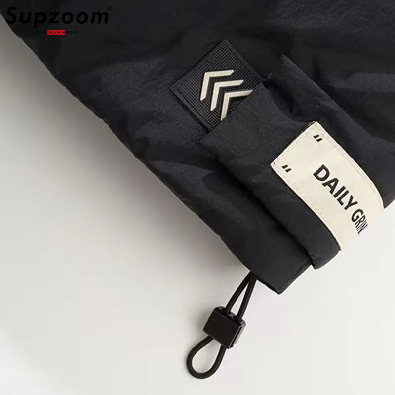 Supzoom 2025 قمة الموضة الجديدة وصول خطابات الوقوف طوق الخريف والشتاء للرجال والنساء الدافئة سميكة أسفل سترة