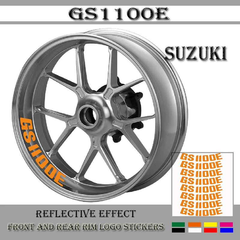 

Motorcycle modified decals wheel rim reflective waterproof custom personalized decorative sticker for SUZUKI GS1100E GS 1100E