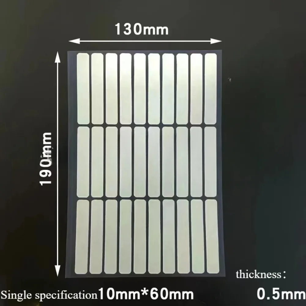 Nastro adesivo per unghie da 30 pezzi/foglio – Adesivi biadesivi per display per unghie finte, pratica, supporto per supporto, linguette adesive resistenti