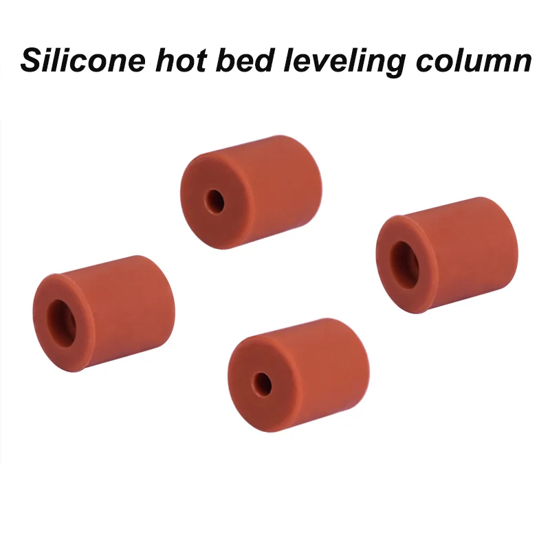 Silicone Hot Bed Levelling Column For 3D Printer Accessories Platform Silicone Shock Absorber High Temperature Abrasion Resistan