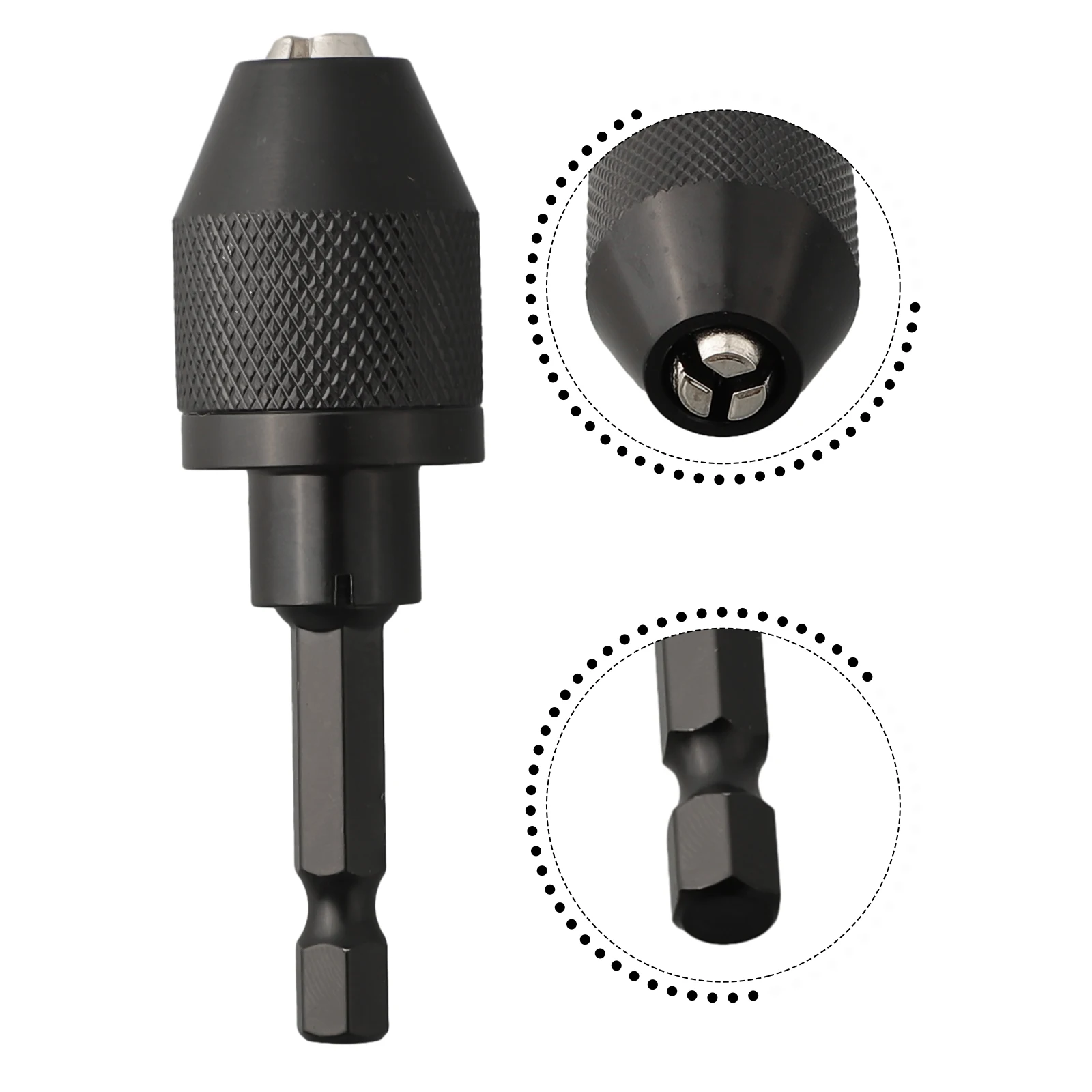 Keyless Chuck Conversion 14 inch Quick Change Driver Keyless Chuck Conversion Quick Change Driver Hex Shank Adapter