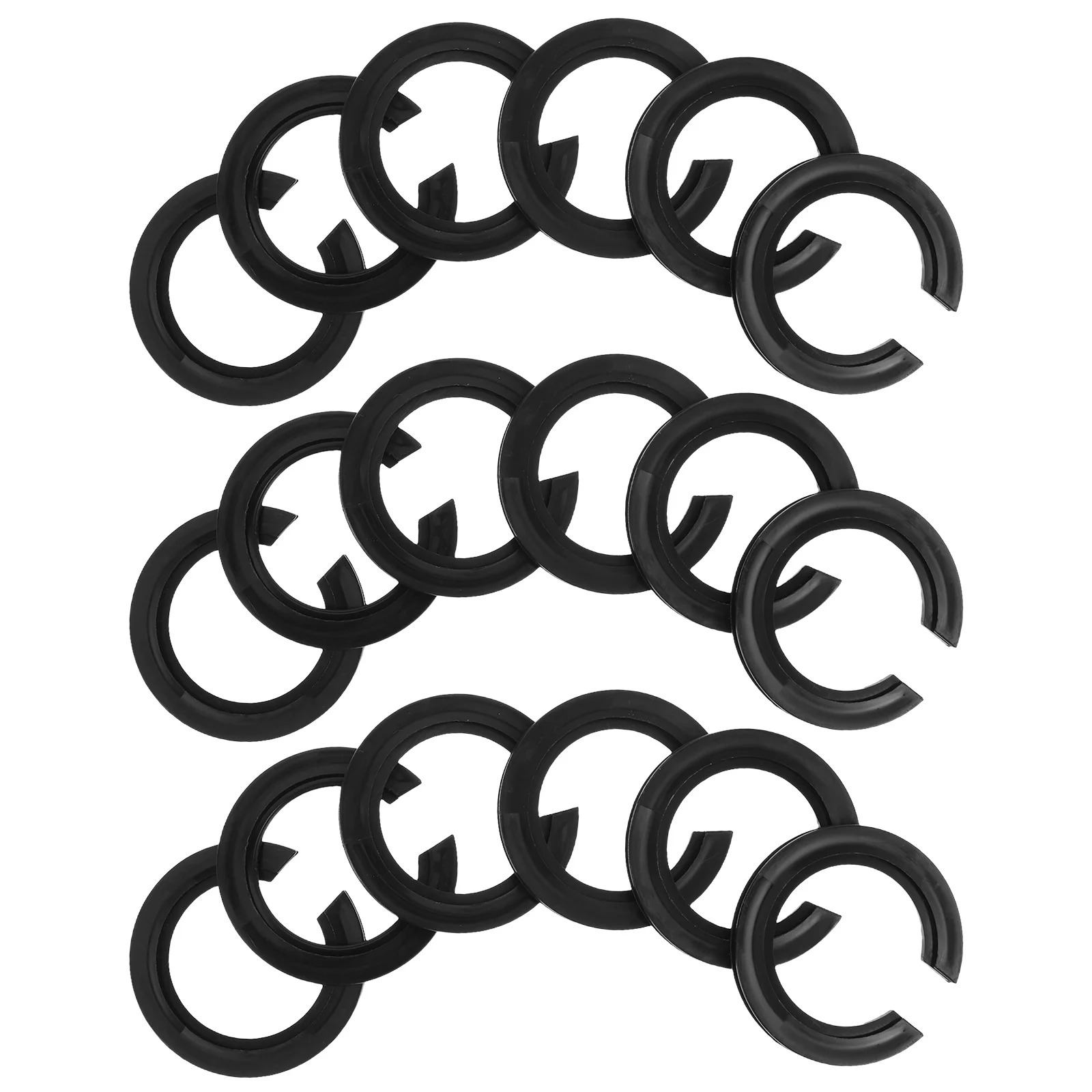 

100Pcs Lamp Shade Reducer Ring Black Plastic E27 to E14 Socket Adapter Converter for Light Bulb Converter Table Lamp Shades