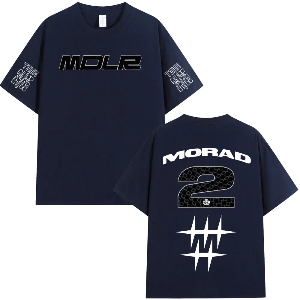 Rapper Morad MDLR T Shirts Männer Frauen Kleidung Mode Vintage T-shirt Baumwolle Casual Übergroßen Kurzarm T-shirts Streetwear – Detail 3