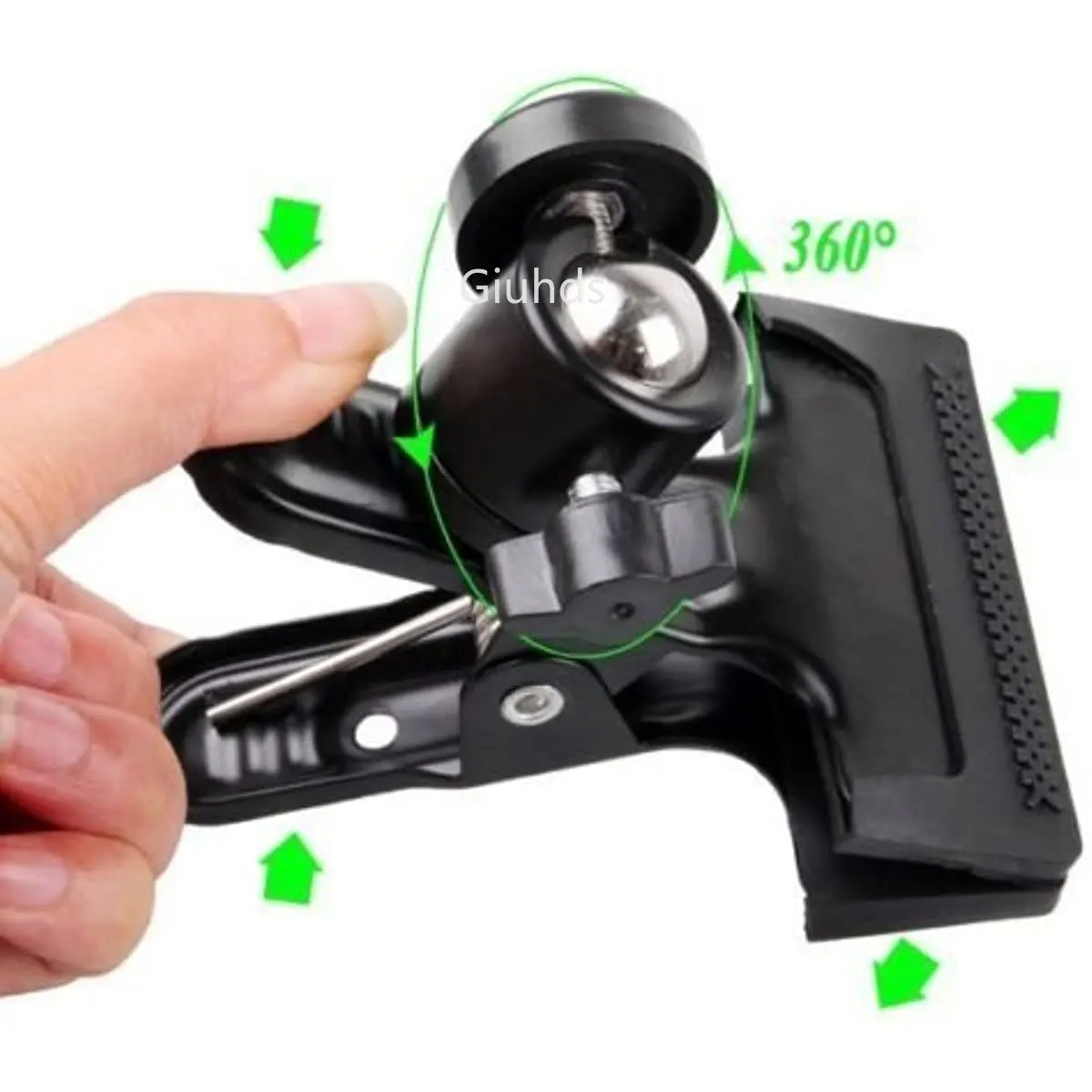 Ball Head Clip Clamp Flash Reflector Holder Mount Speedlite Flash Cold Shoe 1/4\