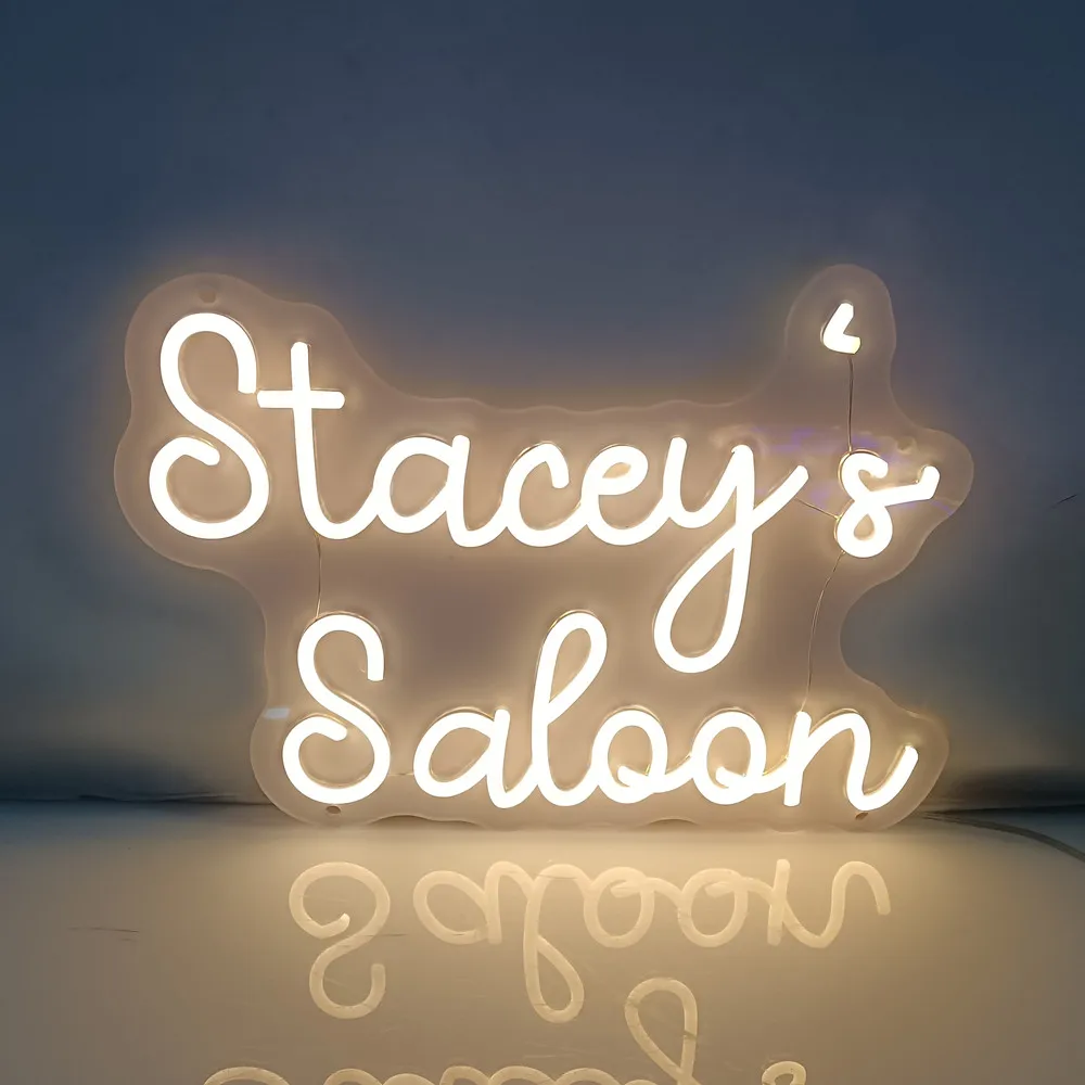 Personalized LED Neon Sign Custom Text Neon Light for Bar Coffee Shop Storefront Decor Outdoor/Indoor Business Neon Signage