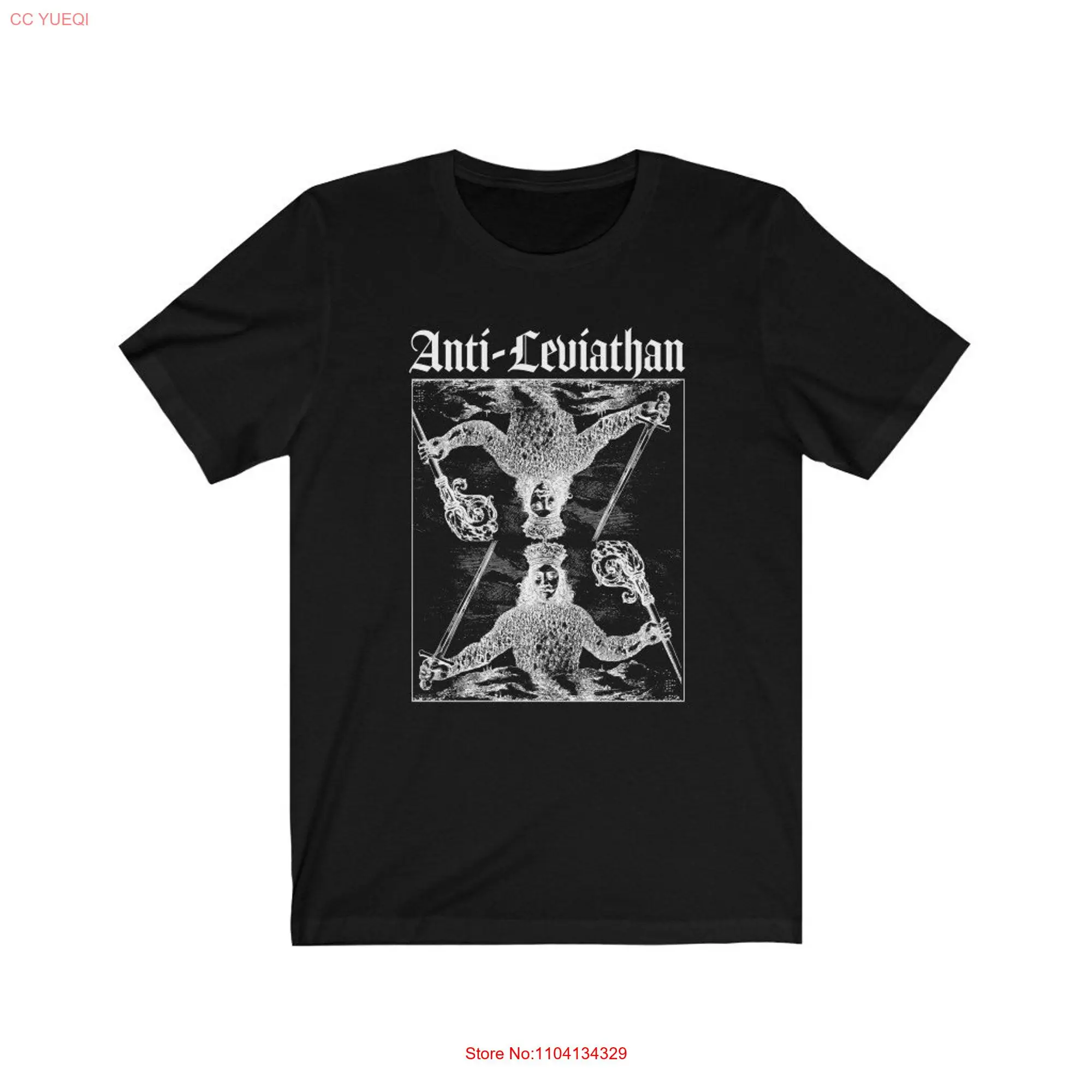 T-shirt manches longues ou courtes, anti Leviathan Hobbio ian shay