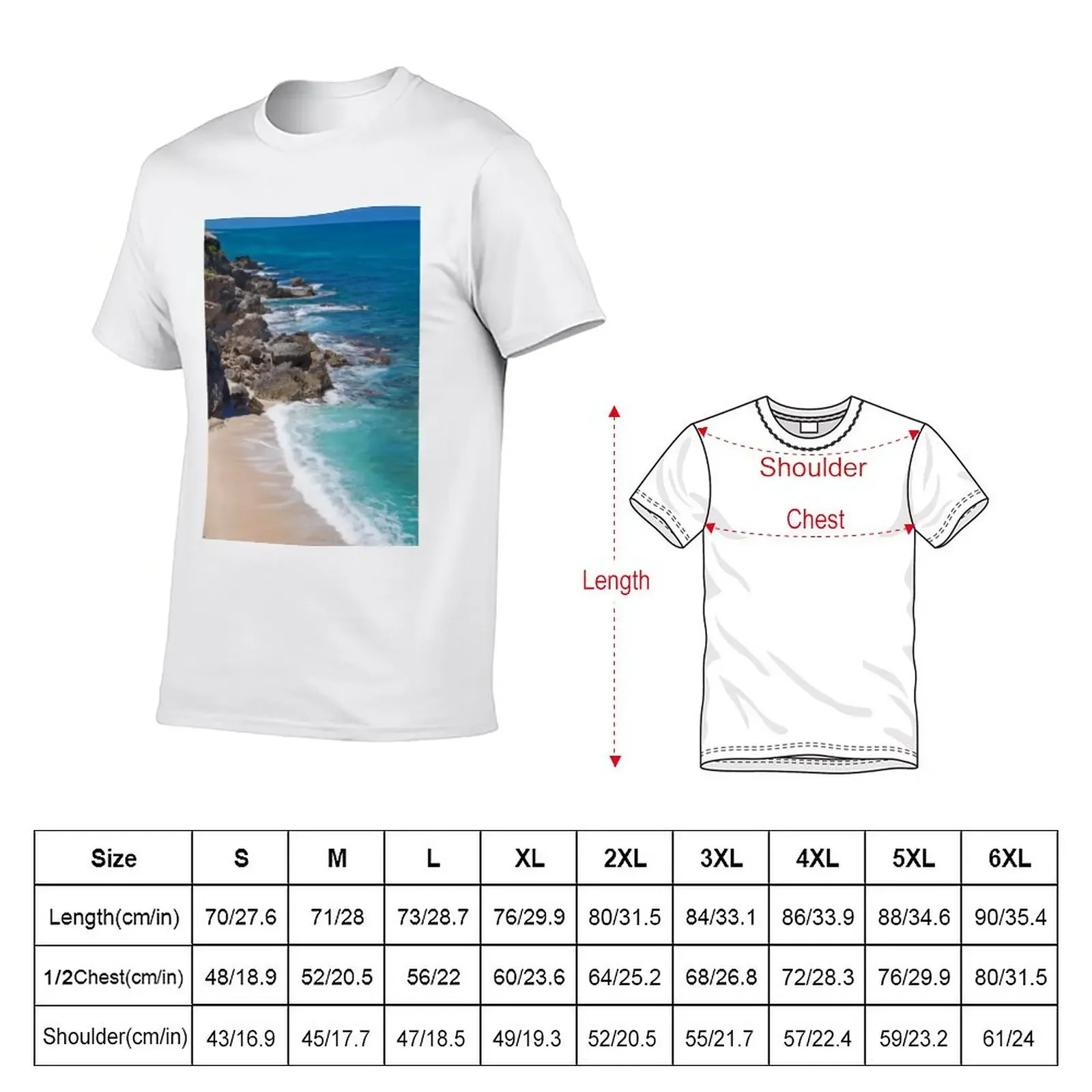 Cliff of the Dawn. Isla Mujeres. Mexico T-Shirt anime clothes korean fashion customizeds fitted t shirts for men