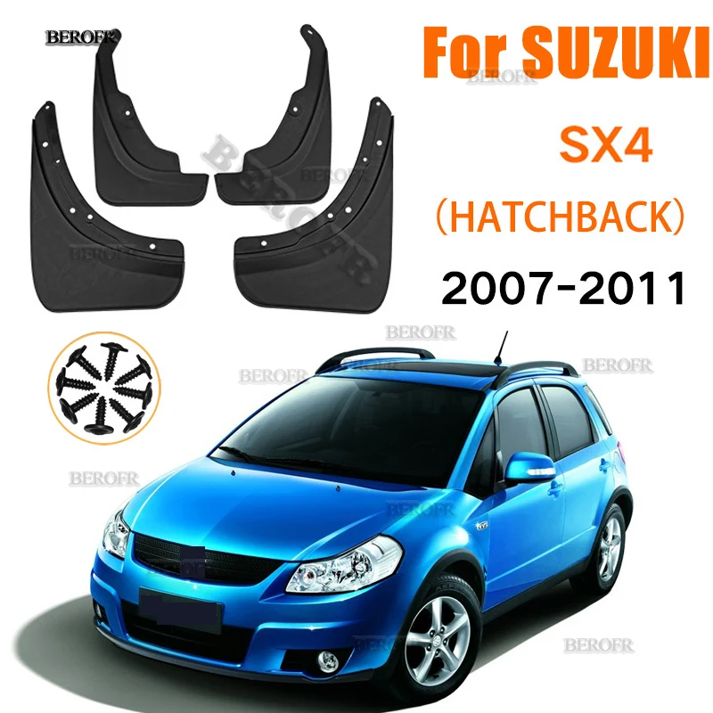 For Suzuki SX4 S-Cross 2007-2011 2014-2019 Mudflap Fender Mud Flaps Splash Guards Accessories Maruti SX-4 SX 4 S Cross SCross