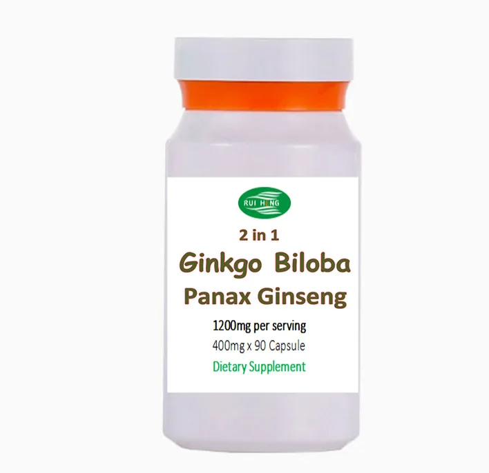 Ginko Biloba & Panax Ginseng Supplement - for Memory and Focus -Immune System