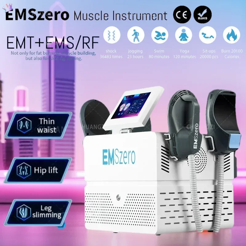 Equipo EMSzero Energía HIEMT, 6500W, volumen 2 en 1, Neo RF, agente de aminación, cuerpo, reducción de grasa, pérdida de peso, quema de grasa.