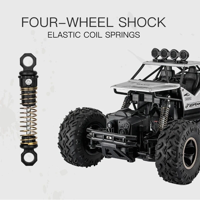 4WD RC Car Off Road 4x4 Remote Control Alloy Trucks Radio Drift Climbing Racing Car and Led Light Toy Children Kid Boy Girl Gift