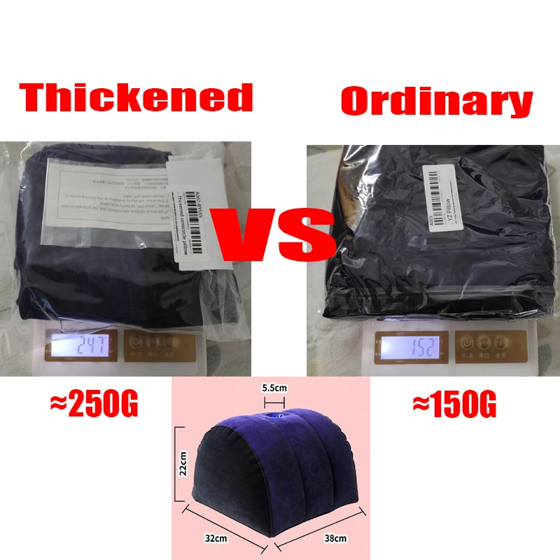 Inflatable Wedge Pillow Love Position Air Cushion Furniture Pillow Body Support Pads For Men Women Games Toys Pillow
