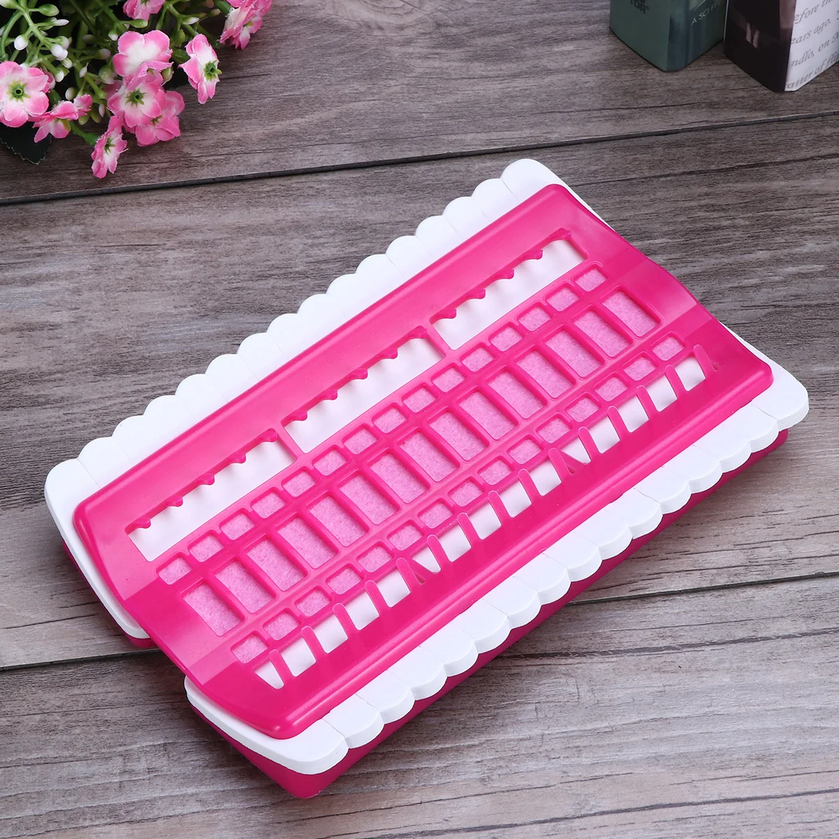 

30 Positions Floss Organizer Cross Stitch Thread Card Durable Lightweight PVC Embroidery Holder Gift for Family