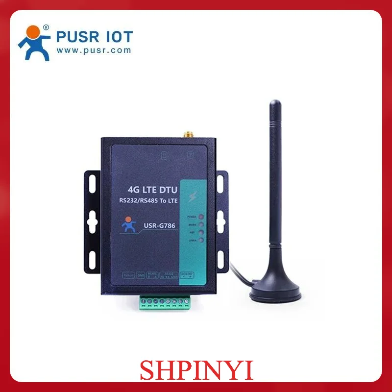 حقيقي PUSR الصناعية M2m RS485 4g Lte مودم Gsm التردد العالمي التسلسلي USR-G786-G