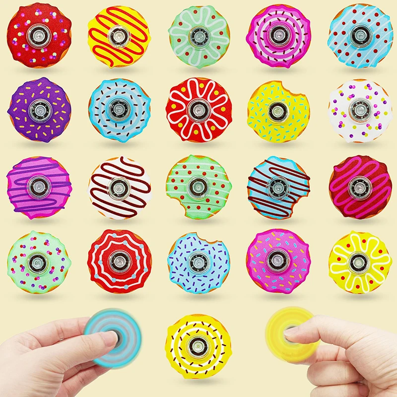 

1/3/5pcs Cartoon food series fingertip gyro donut finger gyro Fidget Spinner Mobile Hand Spinner Adult Decompression Toys