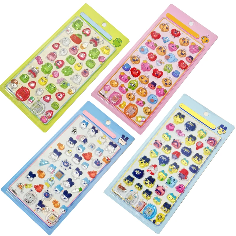 ボンボン ドロップシール Kawaii Tamagotchi Stickers 3D DIY Scrapbook Laptop Decal Bonbon Drop Seal Stickers Scrapbook Party Favors Gifts