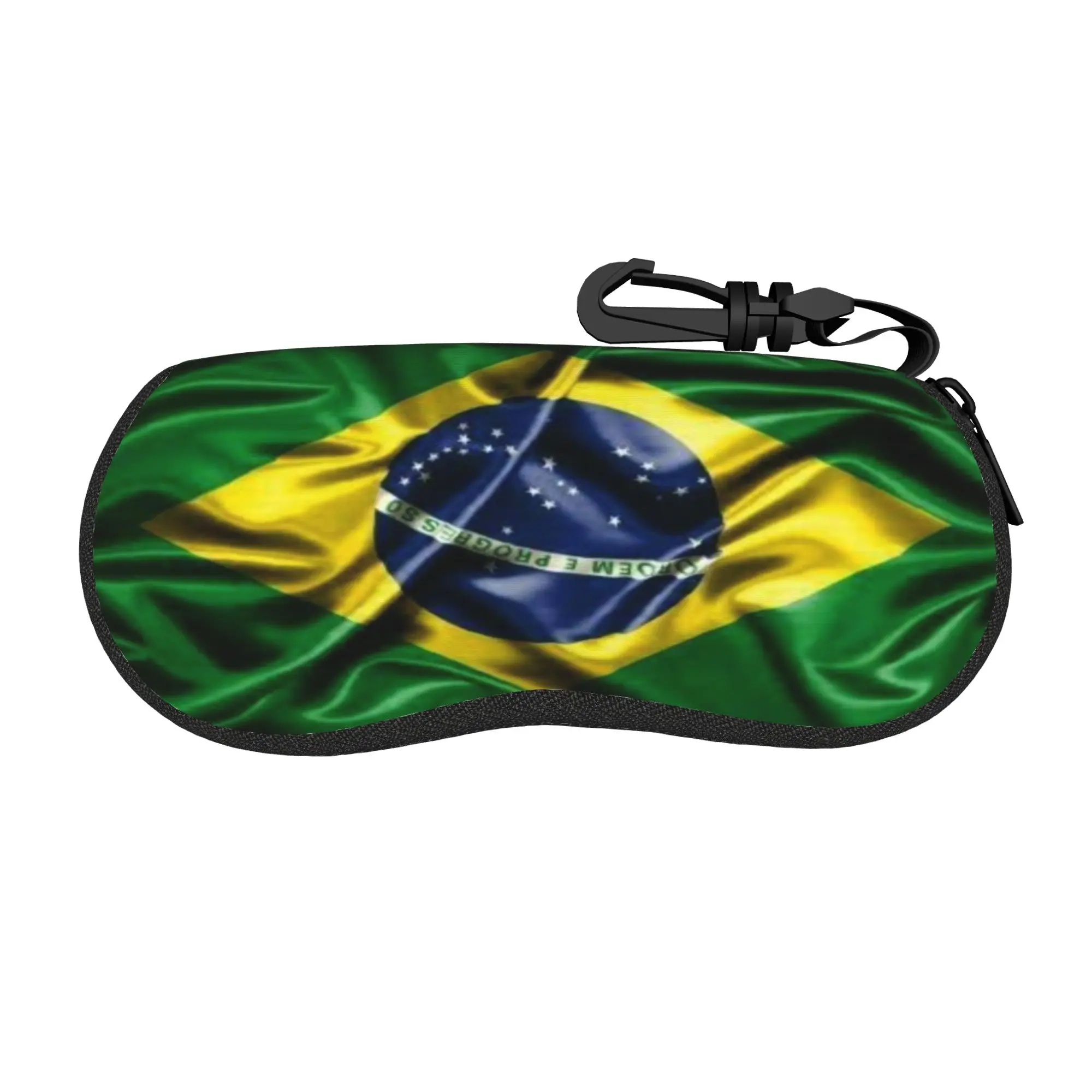 Harajuku brasil flag Glasses Case Portable Box  Glasses Protector Cartoon Glasses Box