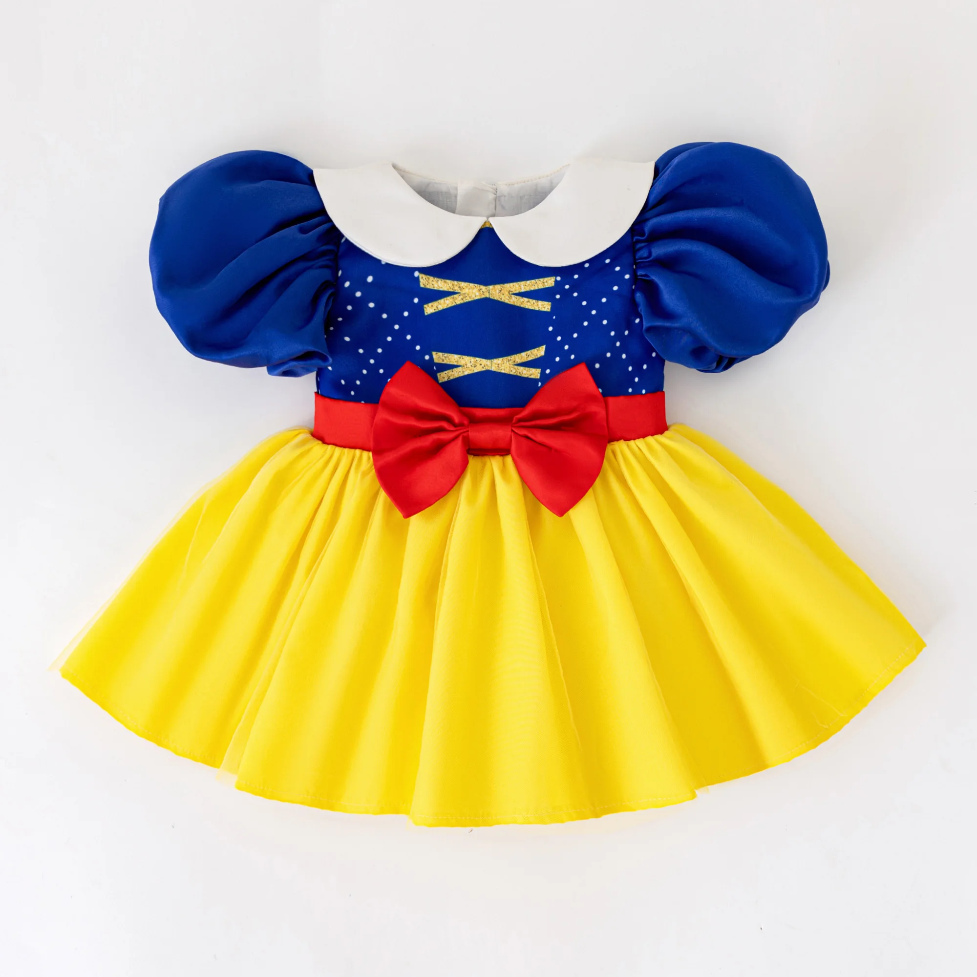 Cartoon Snow Princess Baby Girl Dress Elegant Beauty Birthday Wedding Party Evening Dresses Girl Carnival Christmas Prom Costume