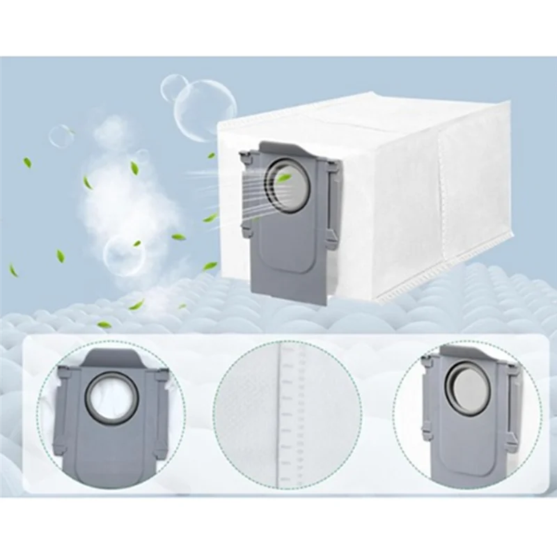 【Popular】24 Uds Forroborock Q Revo/Qrevo Pro/Qrevo Maxv/P10/P10 Pro Kit de accesorios para aspiradoras bolsa de polvo