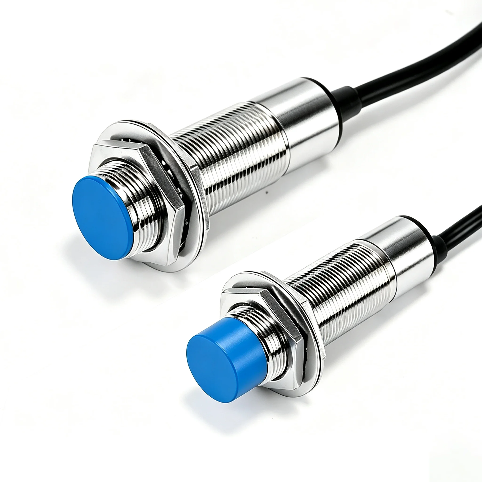 LJ18A3 M18 Series Industrial Proximity Switch Sensor Non-contact Distance 5mm 8mm NPN PNP 12-24V Non-Flush Flush AX AY BX BY