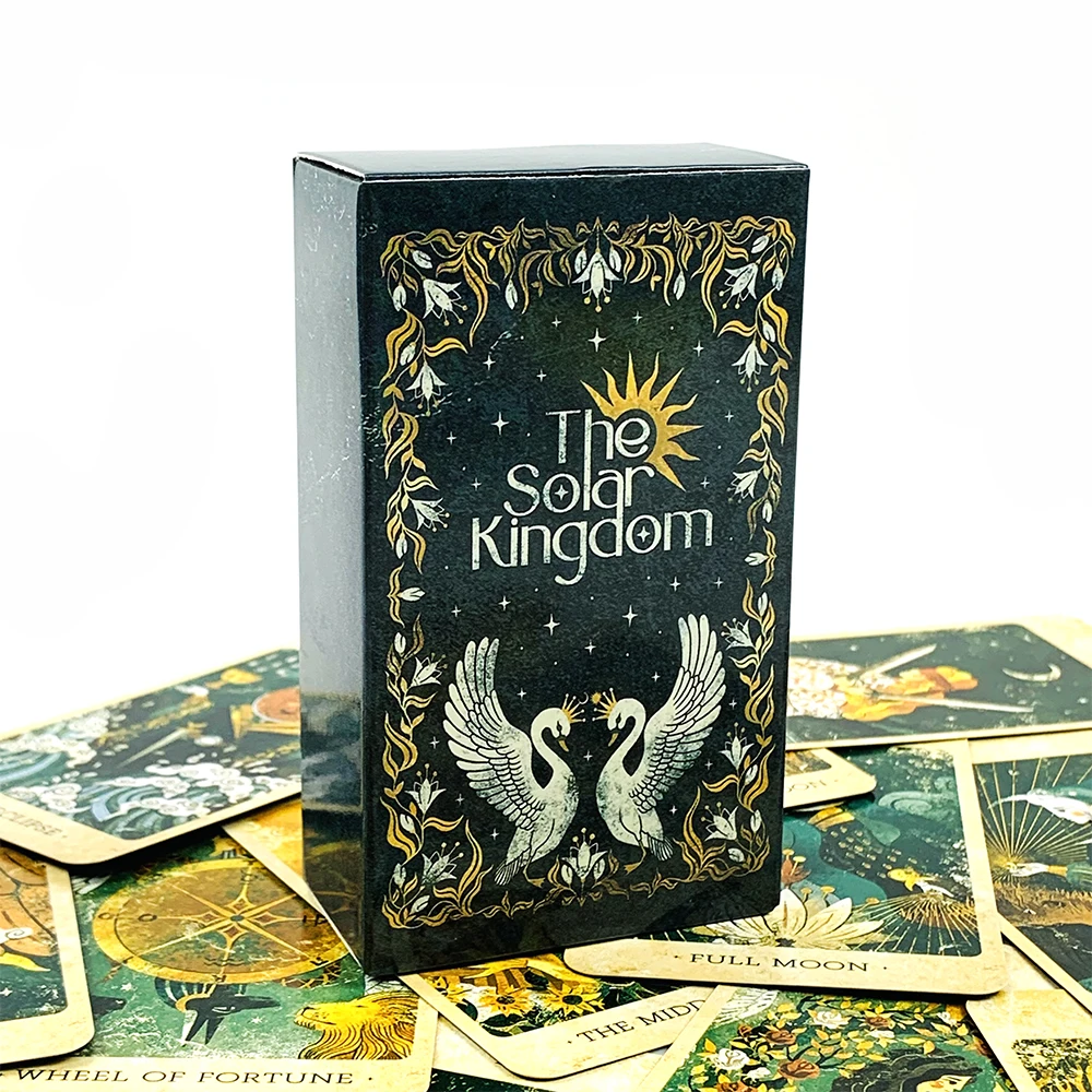 

86 карт Таро «Солнечное Королевство», магическое путешествие, космическое видение, гадание для начинающих, духовное направление и коллекционеров