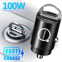 100W QC3.0 PD Mini Car Charger Fast Charging Car USB Type C Charger For Volvo V90 EX30 C40 S40 S80L XC-Classic C70 CX70 Rdesign