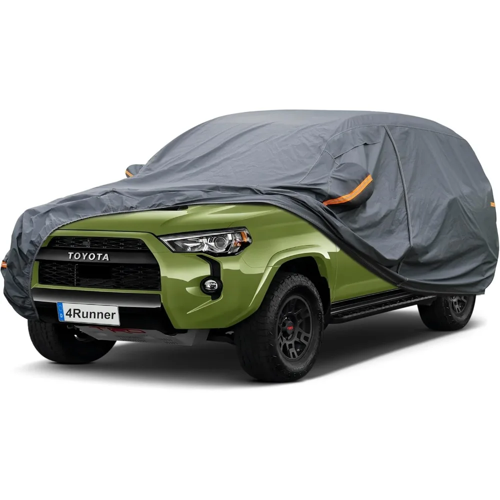 

Индивидуальный автомобильный чехол для Toyota 4Runner (1995-2025) — 16-слойная сверхпрочная водонепроницаемая всепогодная защита с молнией A