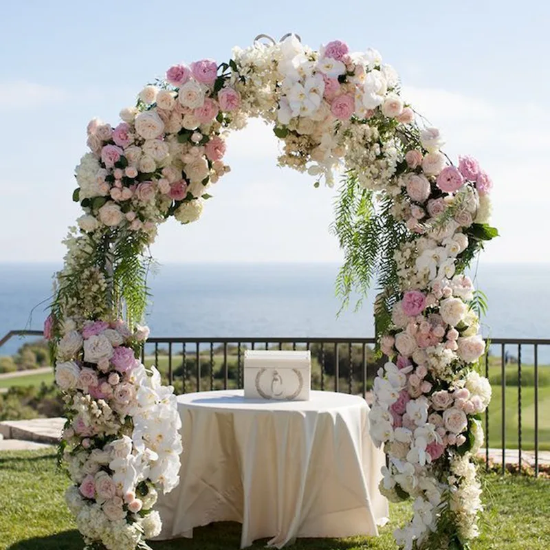 PVC Wedding Arch Flower Frame Stand Balloon Arch Support Outdoor Lawn Decor Wedding Party Supplies Baby Shower Birthday Backdrop