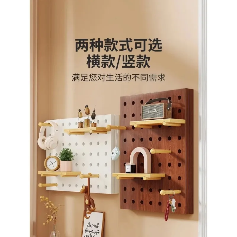 

Decorative Electrical Panel Cover Board Wall-Mounted Cream Pegboard Circuit Breaker Box Organizer for Indoor Concealment