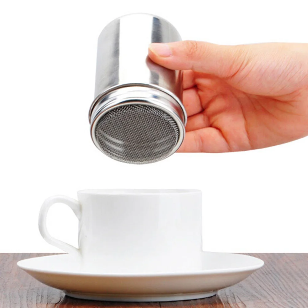 

1pc Stainless Steel Seasoning Dispenser Coffee Powder Salt Pepper Shaker Kitchen Tool Spice Jar Lid Eco-Friendly Even
