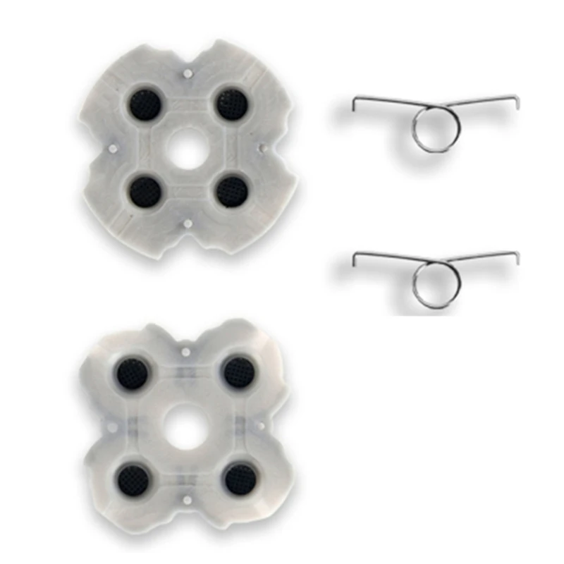 L1 R1 L2 R2 أزرار الزناد عصا التحكم التناظرية ثلاثية الأبعاد وحدة الاستشعار الإبهام العصي موصل المطاط ل PS5 تحكم إصلاح مجموعة