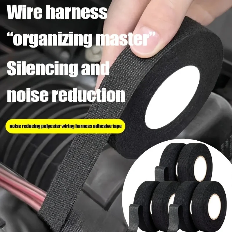 Self-Adhesive Flannel Electrical Tape - High Temperature, Durable, Waterproof, Soundproofing, Noise Reduction, Insulation