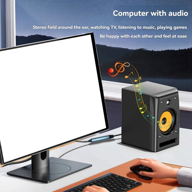 USB To Optical SPDIF Converter Analog To Digital Sound Adapter For Enhances Sound Optical Cable For HDTV Gaming Consoles