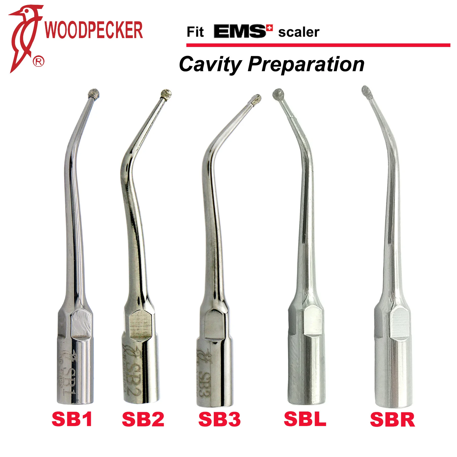 نصائح قشارة الأسنان بالموجات فوق الصوتية ، نصائح إعداد تجويف ، تناسب EMS nsatelec ACTEON Handpiece ، SB ، SBD ، DTE