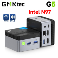 GMKtec G5 Mini PC Intel 12th N97 Windows 11 Pro LPDDR5 4800MT/s M.2 2242 SATA WiFi5 BT5 Portable Desktop Office Tiny Computer