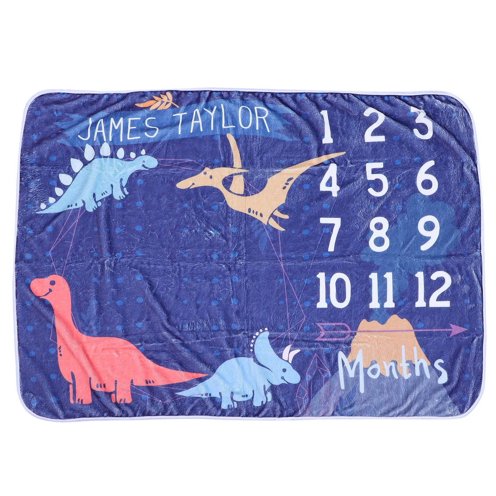 繊細なベビーマイルストーンブランケット両面フランネル写真撮影用背景新生児明るい色リアルな写真