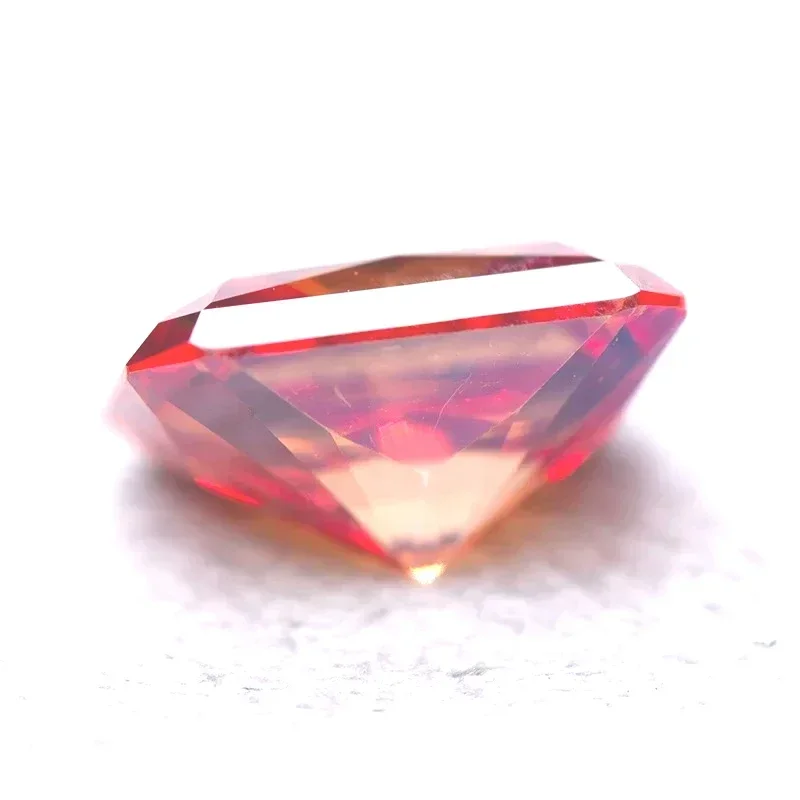 

Муассанит Камень Гранат Сияющая Огранка Подвески Драгоценный Камень DIY Усовершенствованные Ювелирные Кольца Серьги Изготовление С Сертификатом