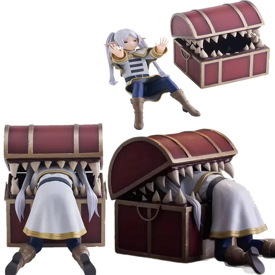 Frieren Beyond Journey's End Frieren Treasure Box Monster Figura de anime Juguete Fern Noodle Stopper Figura de acción
