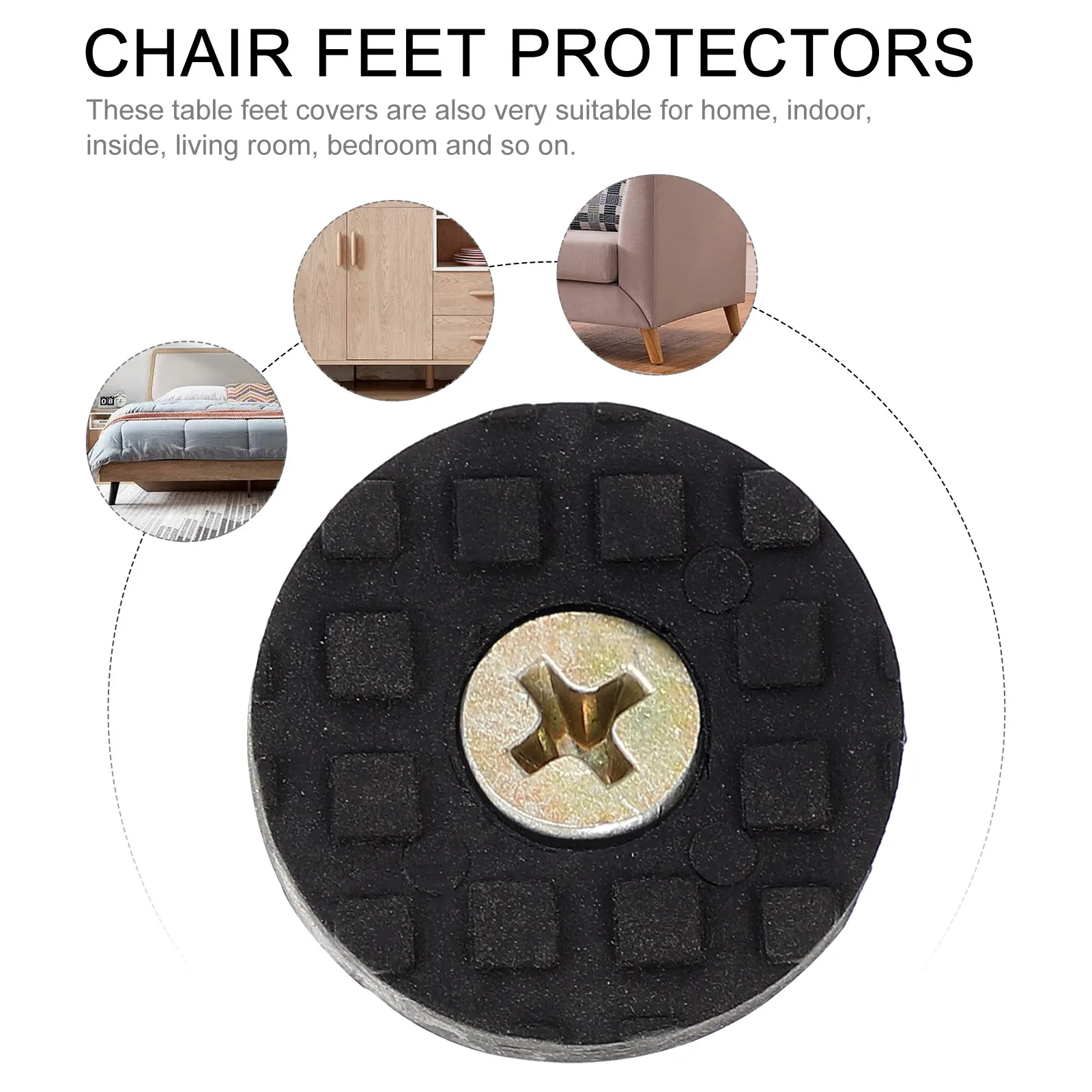 28Sets Furniture Foot Pads Chair Leg Protectors Table Feet Cushion Floor Protector Furniture Leg Pads Non Slip Scratch
