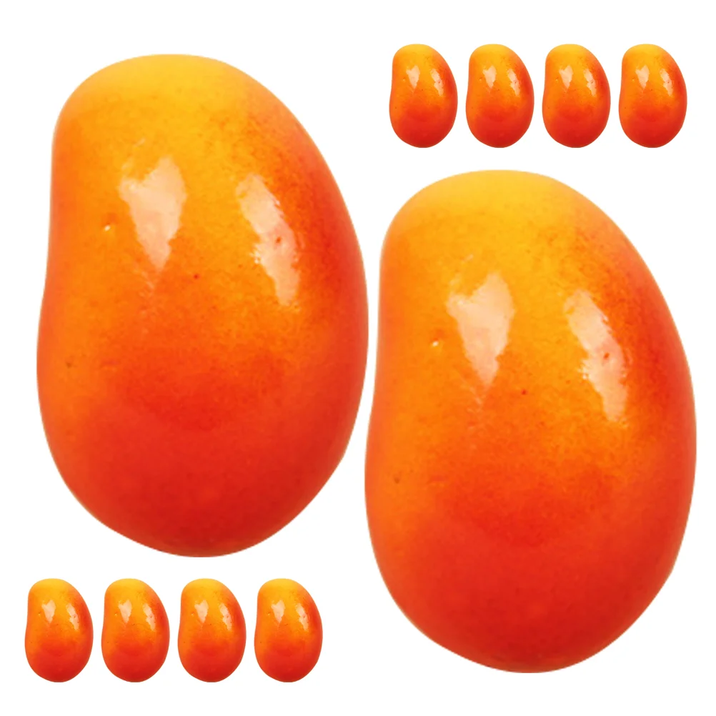30 Pcs Mini Fruits Miniature Artificial Simulation Mangos Decor Fake Models Decorations Desktop Food Play Photo Prop
