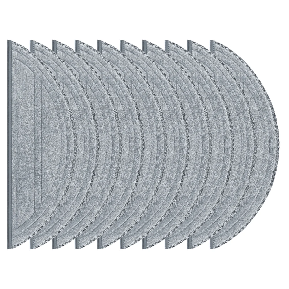 4/10Pcs Microfiber Cleaning Mop Cloth Replacement For Roborock Q10 S5 / Q10 S5+ / Q10 VF / Q10V / Q10V+ Mop Cloth Spare Part Rag