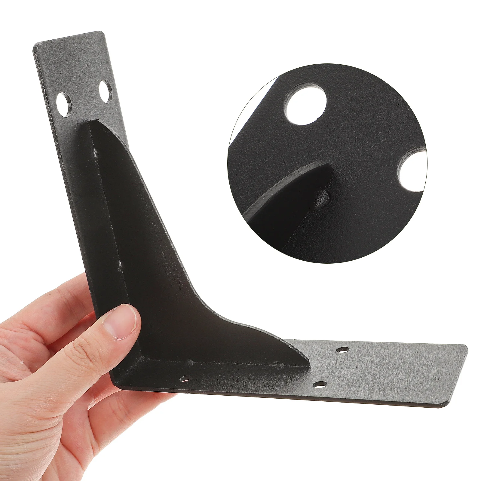 

Heavy Duty Stainless Steel Shelf Brackets Durable Antirust Wall Mounted Floating Bracket for Home Storage Decor