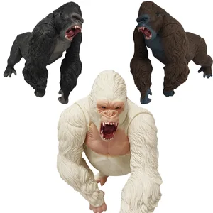 Weiche Gummifigur für Jungen, Skull Island, King Kong, Gorilla Model, Monsterspielzeug, verzierte Puppe, Orangutango, 17,5 cm 8 Hauptverkaufsgummi Monkey - №6