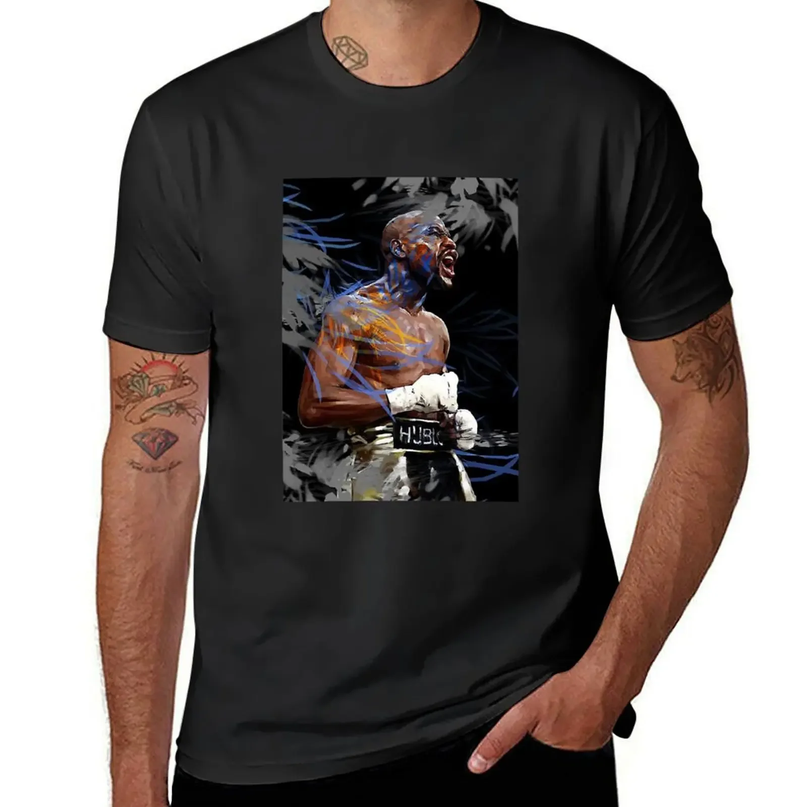 floyd mayweather T-Shirt man t shirt heavyweights sports fans oversizeds t shirts men