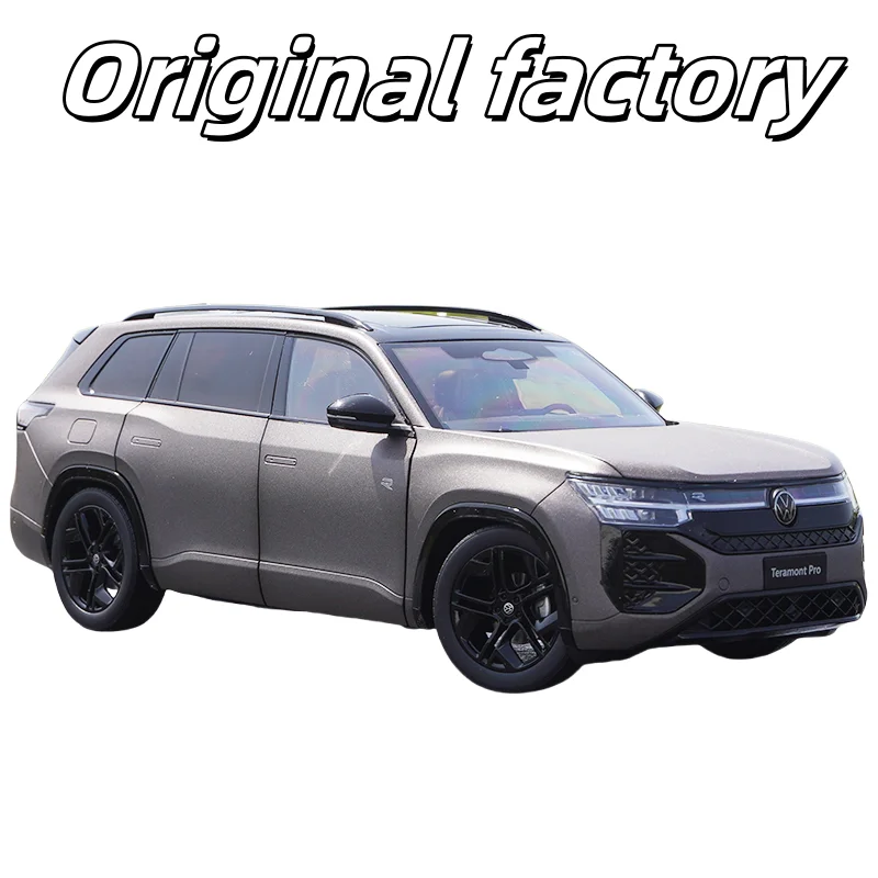 

Оригинальная заводская модель Volkswagen Teramont Pro 2025 1:18, литая под давлением модель автомобиля из сплава, игрушка в подарок для мальчика, декоративный предмет для взрослых