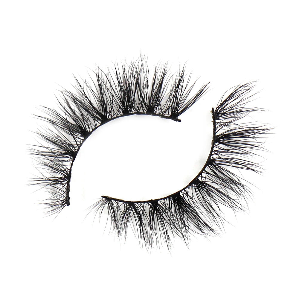 LEHUAMAO 3D Mink Eyelash Fluffy Cross Thick Natural Fake Eyelashes Lashes Dramatic Makeup Eye Lashes Handmade False Eyelash