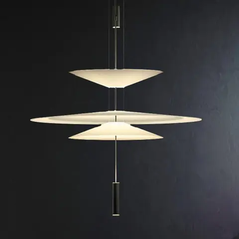현대 성격 LED 매달려 램프 비행 접시 홈 장식 덴마크 디자이너 식탁 바 거실 UFO 펜던트 조명