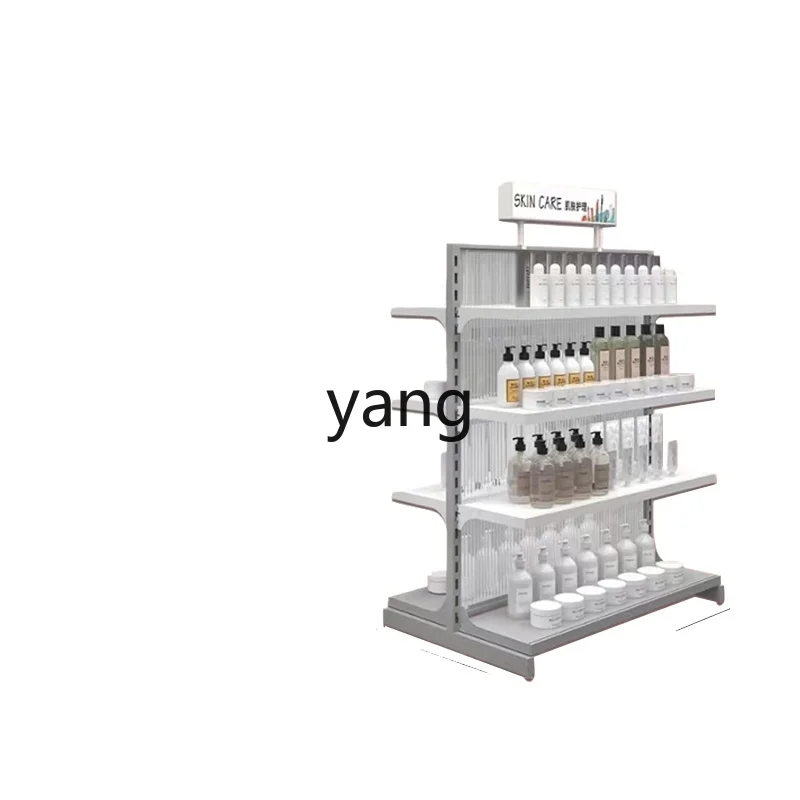 

tgf Skincare Products Island Display Cabinet High-end Display Cabinet Beauty Salon Product Cabinet Shelf