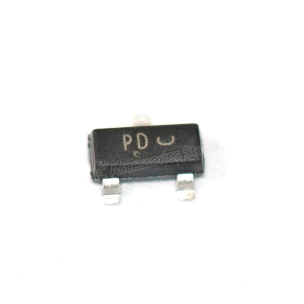 Transistor SMD avec écran imprimé, BSSaster LT1G, PD MOSFET, SOT-23, Tube MOS, Neuf, Original, 20PCs