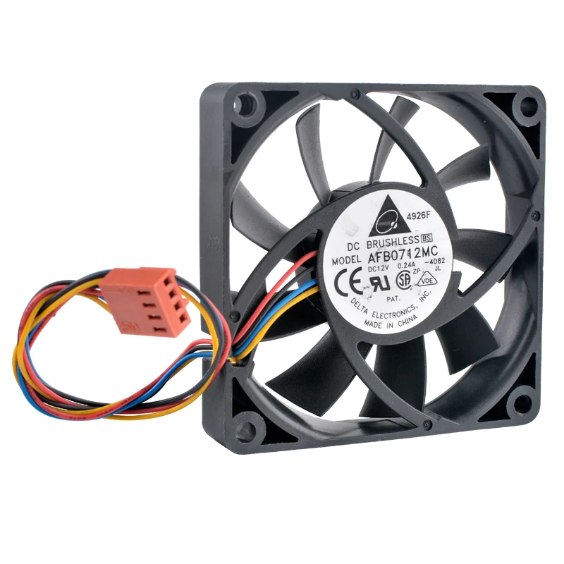 

AFB0712MC 7cm 70mm fan 70x70x13mm DC12V 0.24A 4pin Axial flow fan cooling fan for chassis CPU